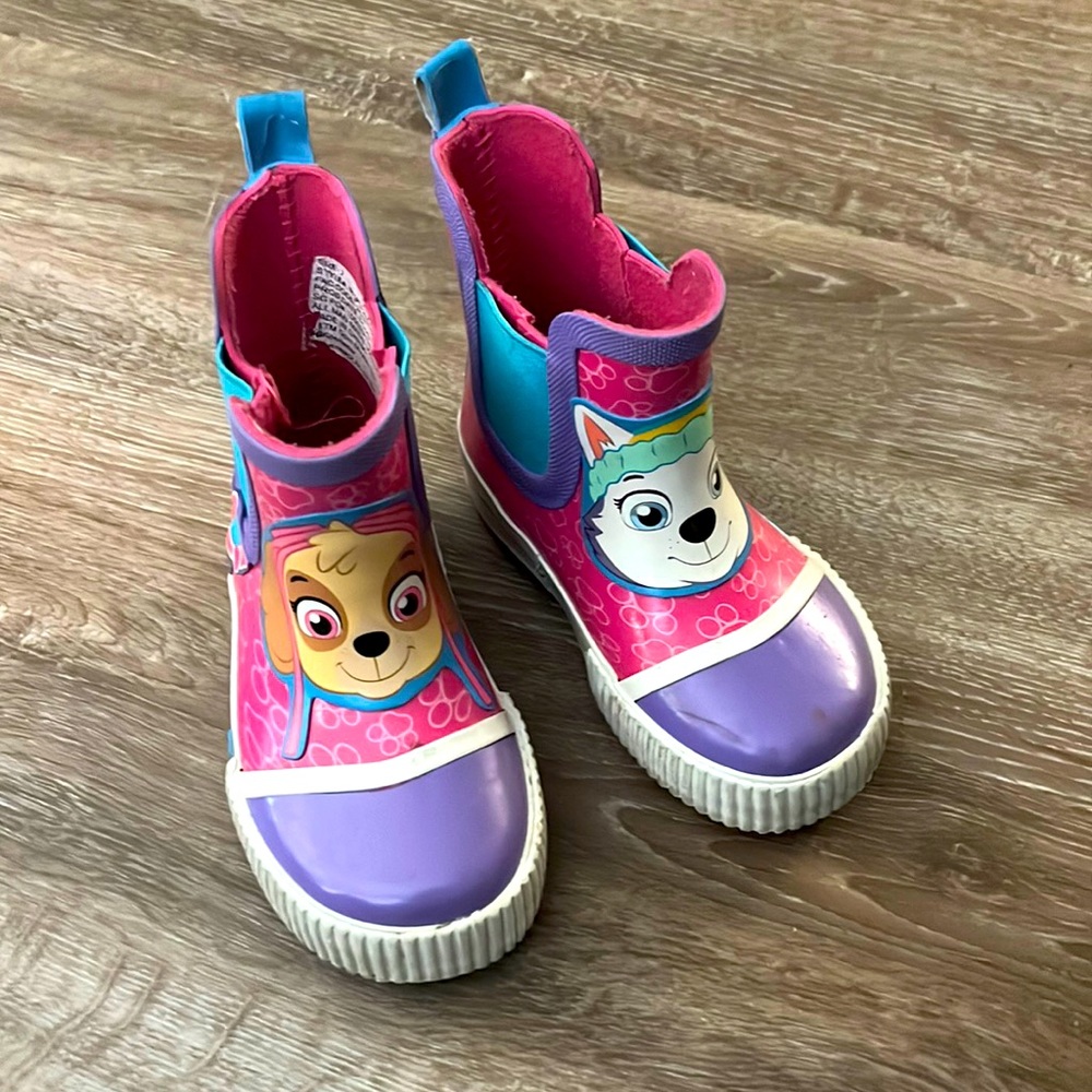 Toddler Paw Patrol rain boots